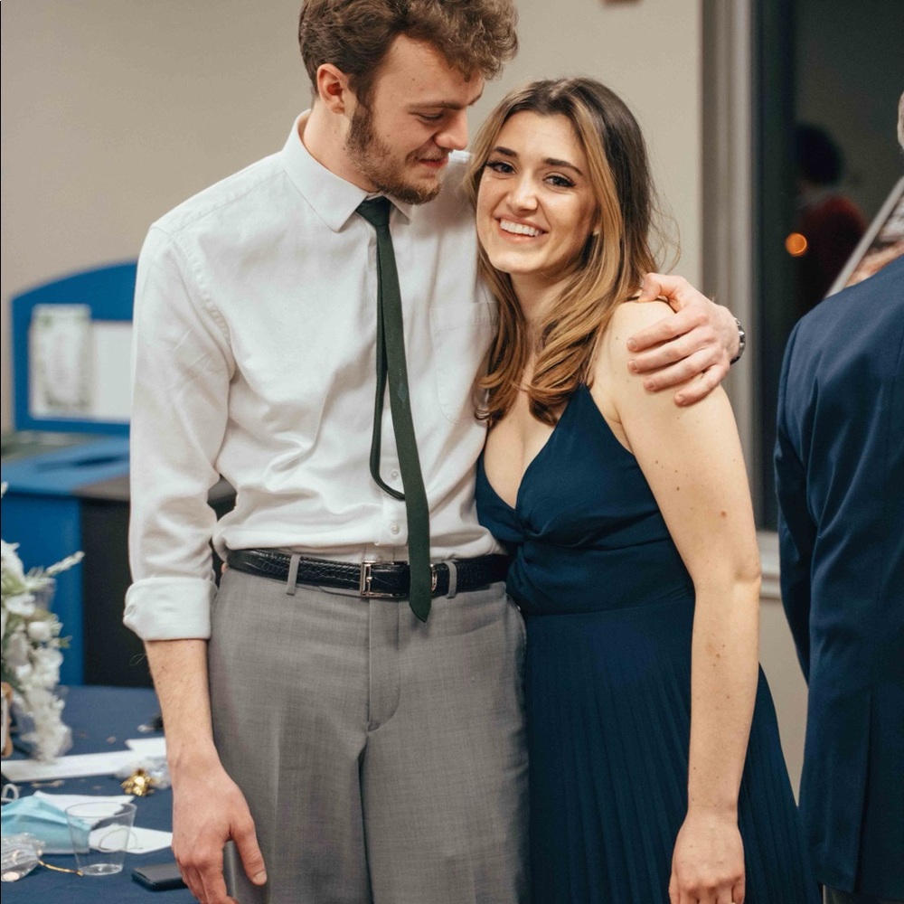 ASOS Navy bridesmaid dress - Picture 4 of 4